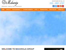 Tablet Screenshot of maharajaessence.com